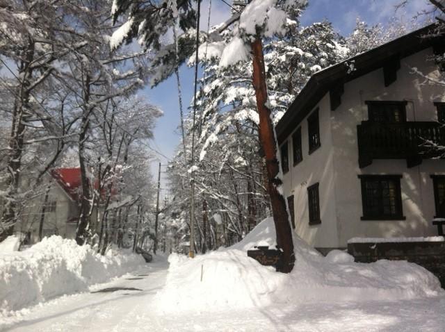 Pension Belnina Hakuba Esterno foto